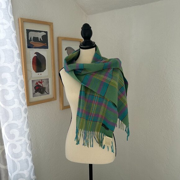 NWT Fiori Di Firenze Scarf Made in Italy 100% wool colourful - Picture 1 of 5